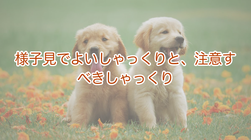 様子見でよいしゃっくりと、注意すべきしゃっくり
